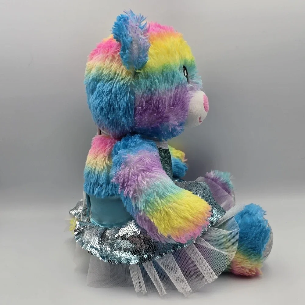 Build-A-Bear Rainbow Sparkle Teddy Bear 16
